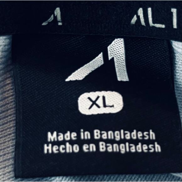 ALIVE LONG SLEEVE FRONT FULL ZIP JACKET, MENS, XL, LIGHT BLUE WITH BLACK TRIM - Picture 10 of 12